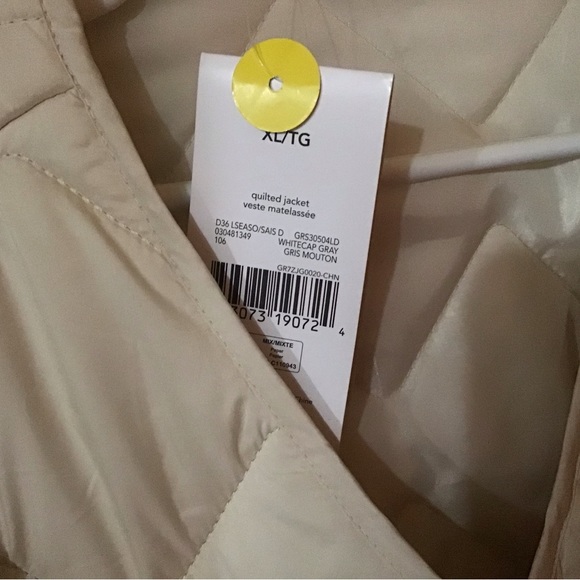 George XL ladies puffer jacket off white new with tags - Picture 9 of 9